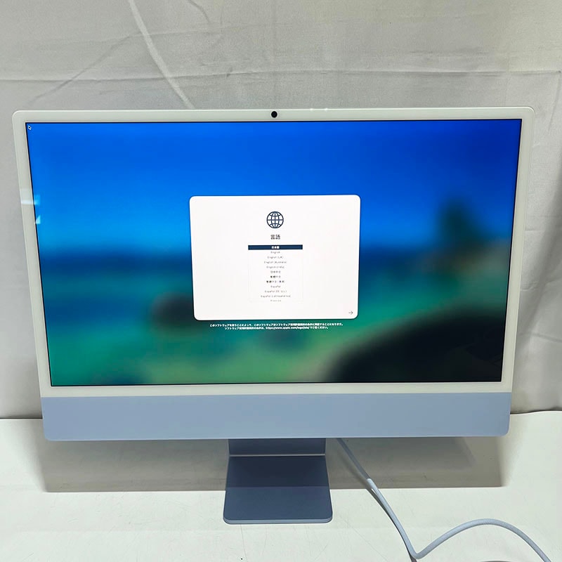 ��Apple iMac 24-inch,2024, Four ports FWV13J/A �֥롼 ���������� M4/16GB/SSD 256GB �������