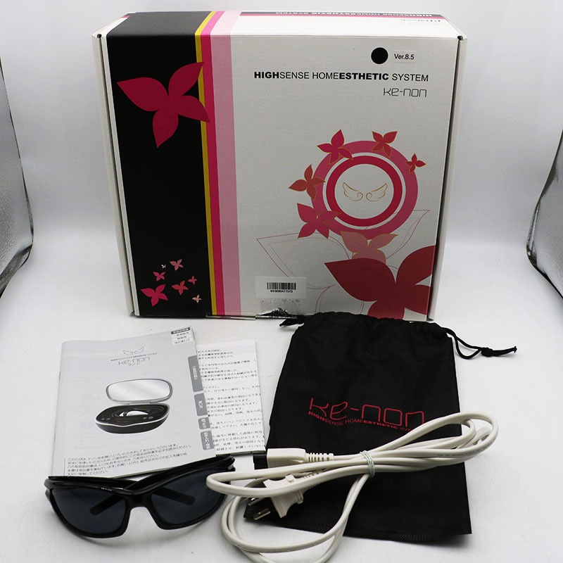 △美品 エムテック ケノン Ver.8.5J 家庭用脱毛器 2022年製 元箱あり