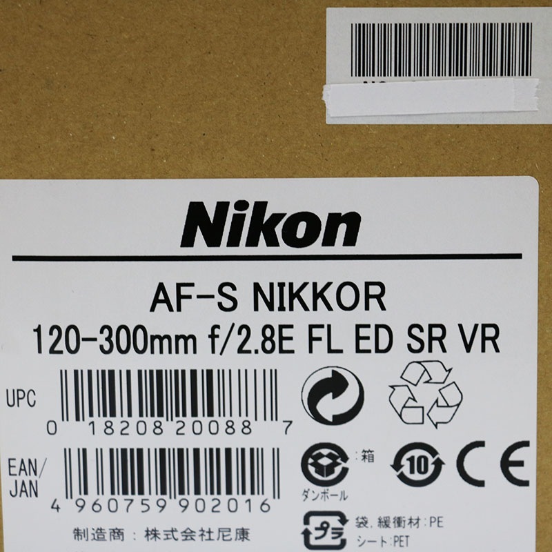������̤���� Nikon �˥��� AF-S NIKKOR 120-300mm f/2.8E FL ED SR VR 