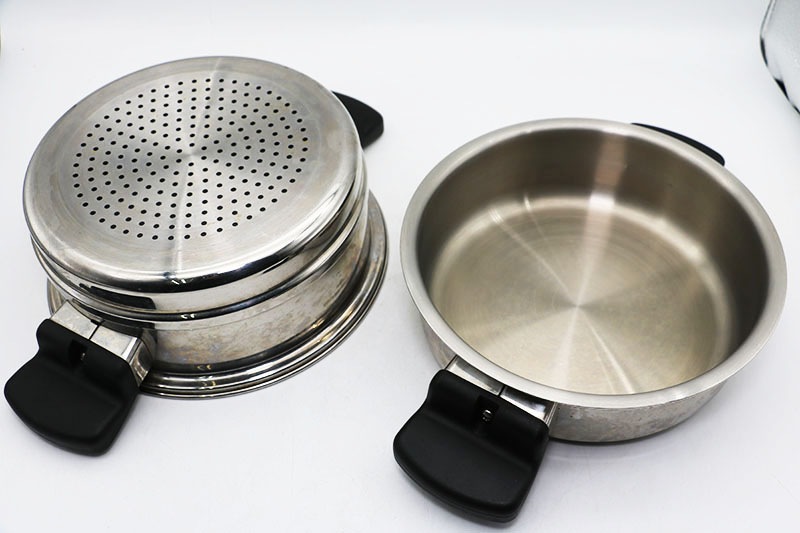 6セット かぎり 新品 アムウェイ 大フライパン、6Lシチューパンサイド 
