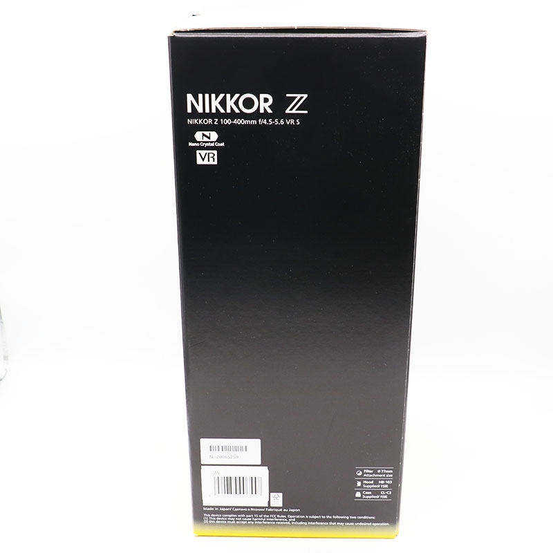 ������̤���� Nikon �˥��� NIKKOR Z 100-400�� F4.5-5.6 VR S 