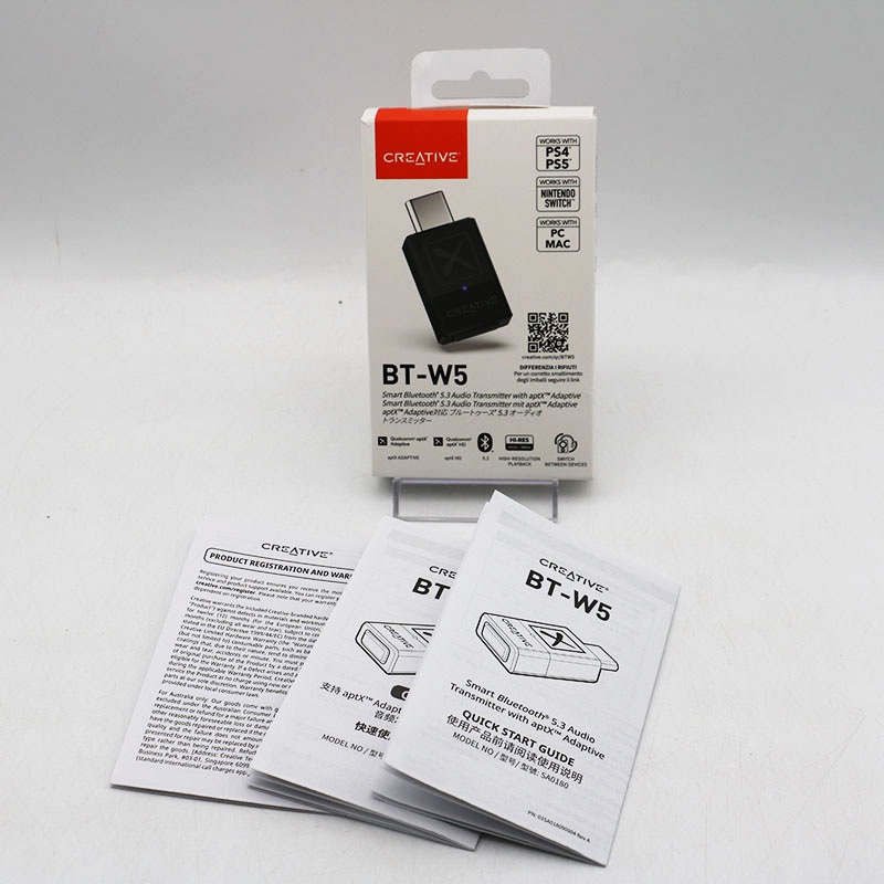 ◎美品 Creative BT-W5 aptX Adaptive対応 Bluetooth 5.3