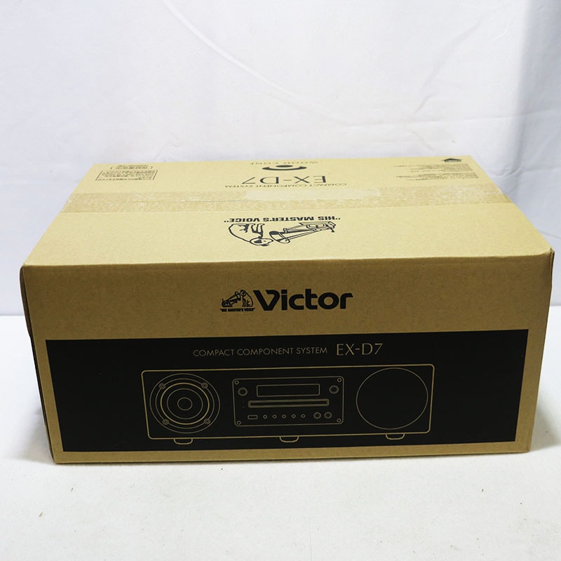 【新品】Victor EX-D7 コンパクトコンポーネントシステム 一体型ウッドコーンオーディオに楽曲内蔵モデルが登場