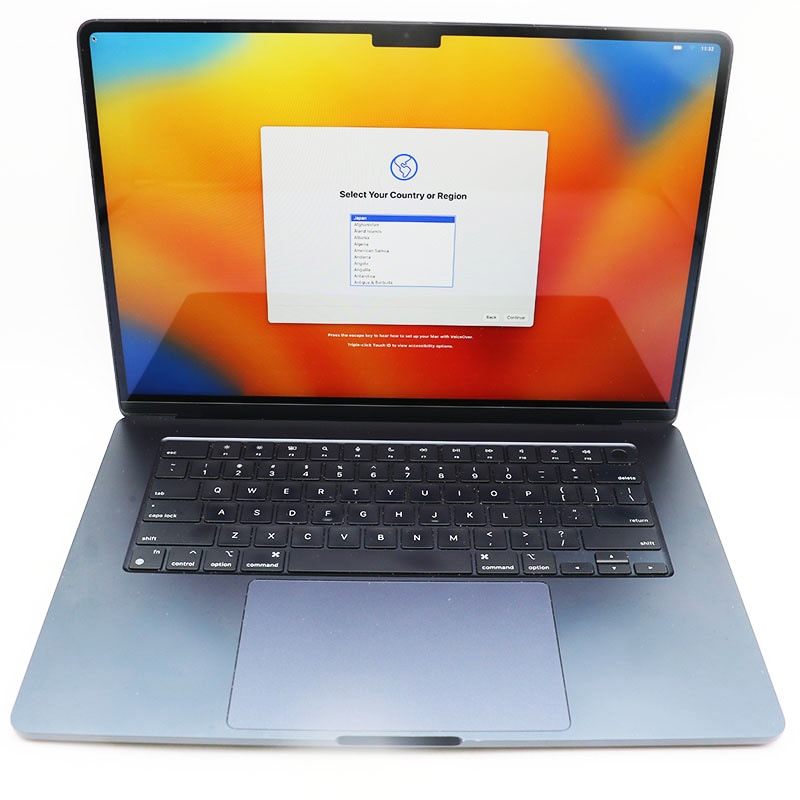 ◎Apple MacBook Air 15インチ, M2, 2023 ミッドナイト 8GB/SSD 256GB