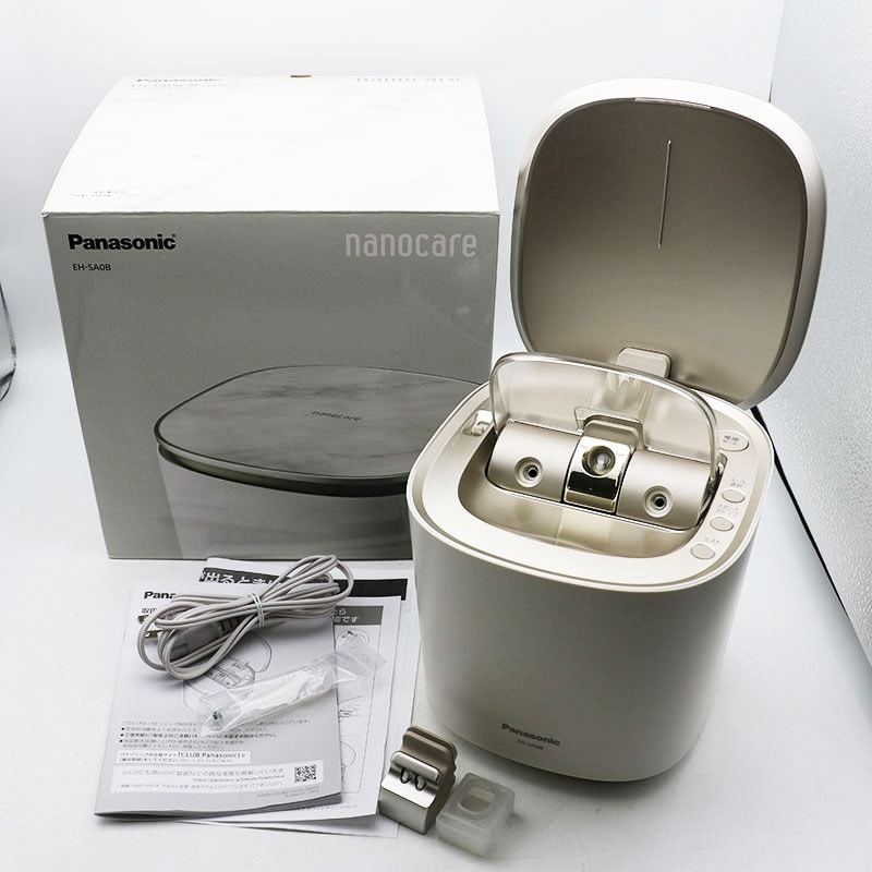 パナソニック フェイススチーマー ナノケア (ゴールド) 箱あり美品