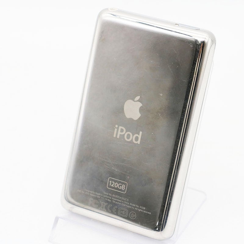 ◎Apple iPod classic A1238 MB562J シルバー 120GB 中古難有