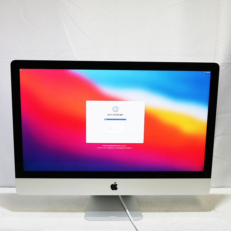 新品SSD1TB iMac 27インチ Retina 5K 2019（01