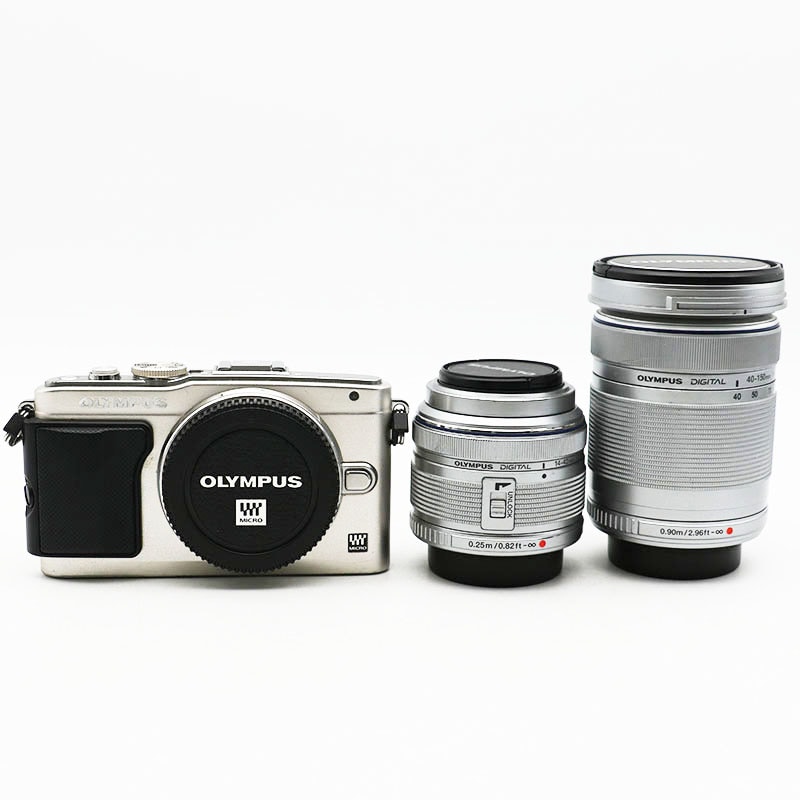 OLYMPUS PEN Lite E-PL5 ダブルズームキット シルバー OLYMPUS PEN