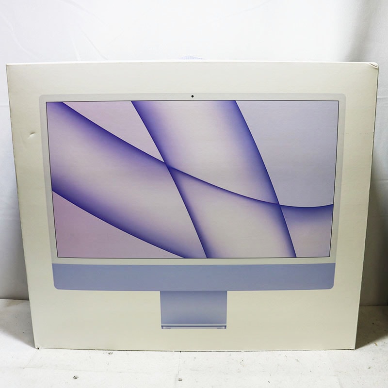 ◎極美品 Apple iMac 24 インチ, M1, 2021 パープル 8GB/SSD