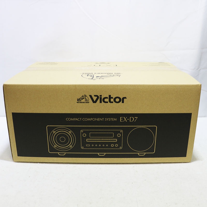 □新品未使用 Victor ビクター EX-D7 ウッドコーンオーディオ  