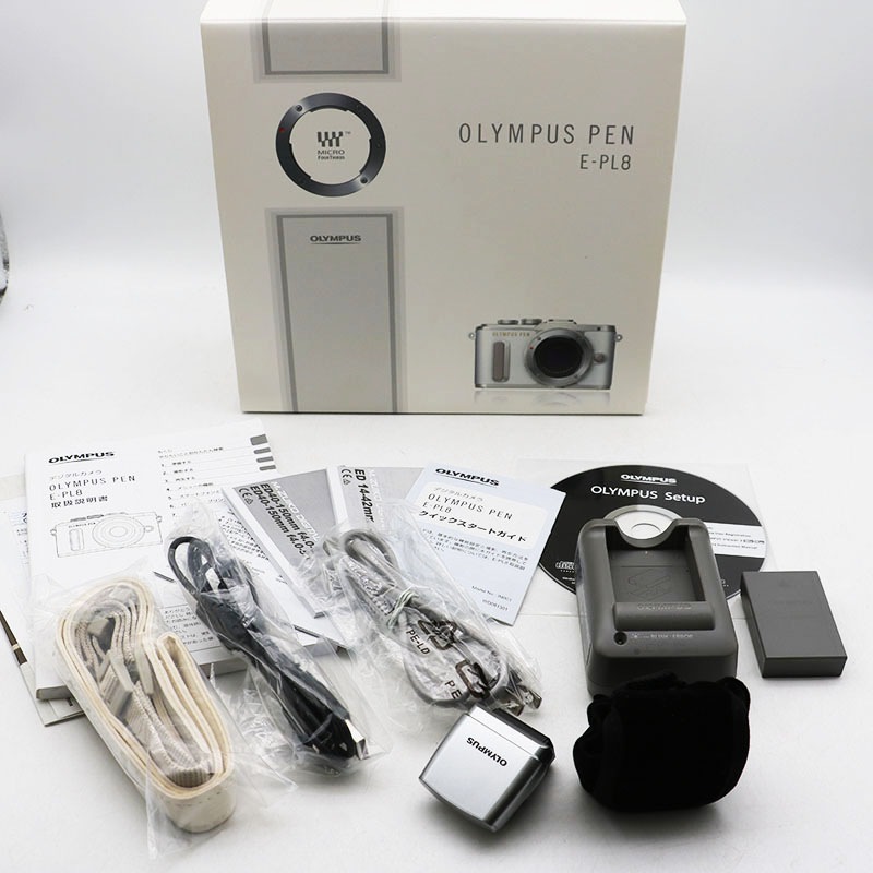 OLYMPUS PEN E-PL8 ホワイト 本体と付属品 【公式通販】