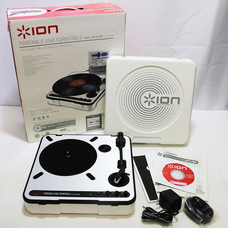 Vestax ポータブルターンテーブル handytrax USB WHITE Vestax