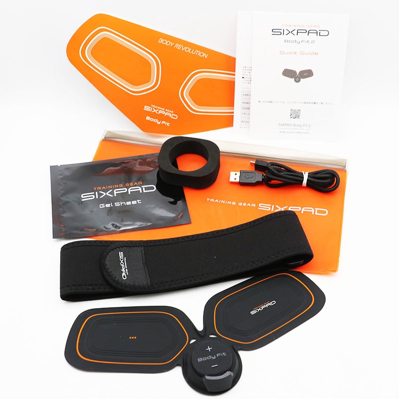 【中古】SIXPAD bodyfit2×2台 absfit2×1台 充電式 中古】SIXPAD bodyfit2×2台 absfit2×1台 充電式 シックスパッド ツイン