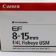  CANON Υ  FISHEYE ZOOM EF8-15mm F4L USM Ȣ 