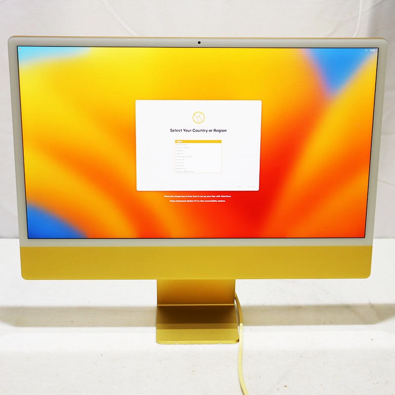 iMac 24インチ M1【SSD1TB/16GB】イエロー iMac M1 24インチ メモリー16GB SSD1TB イエロー