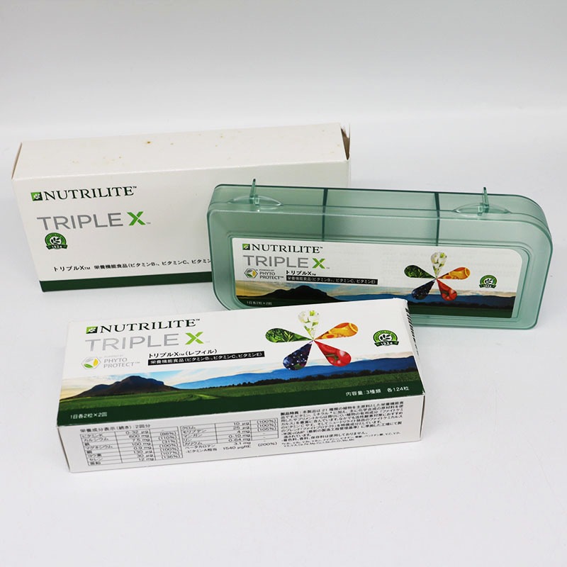 新品　Amway ニュートリライト トリプルＸ　レフィル　　アムウェイ　２個 Amway（アムウェイ） ニュートリライト トリプルX （レフィル） ※検品