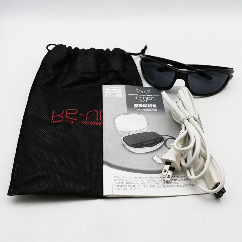 エムテック 家庭用脱毛器 ケノン（ke-non）7.1 未使用付属品あり △美品 エムテック Ke-non ケノン ver7.1 家庭用脱毛器 元箱あり