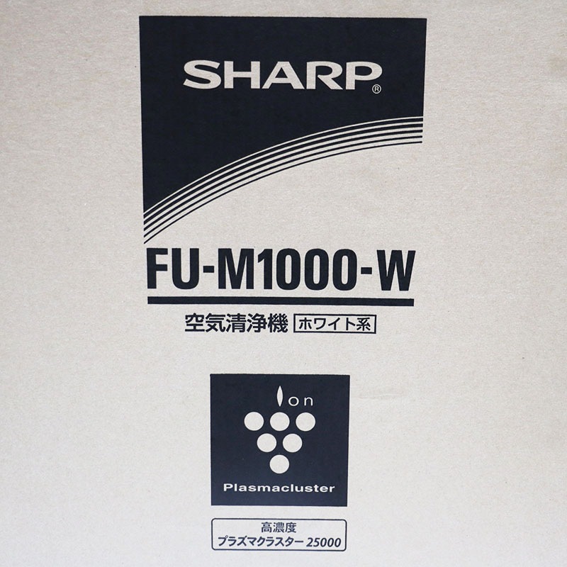 □新品未使用 シャープ SHARP FU-M1000-W ホワイト 棚置き用スタンド  