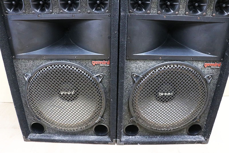 ◇Gemini ジェミナイ GSM-1545 モニタースピーカー 中古並品