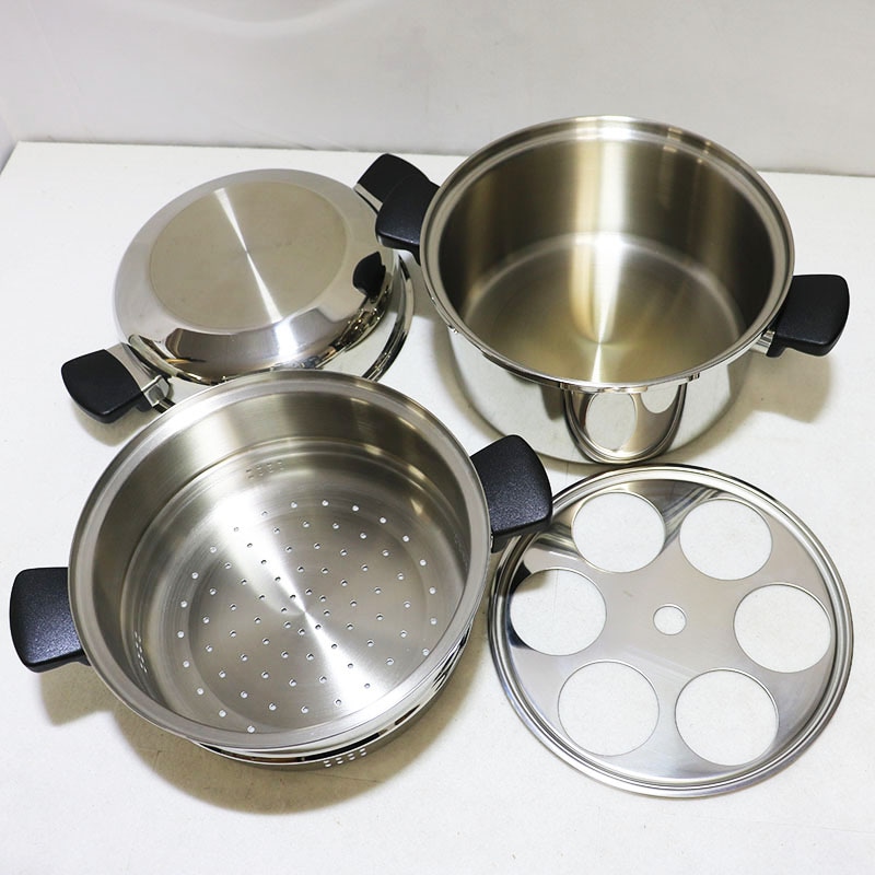 未使用 Amway 6L シチューパン 現行型 アムウェイ 両手鍋 IH対応 ② Amway アムウェイクイーン 現行 6Lシチューパン両手鍋 新品 未使用