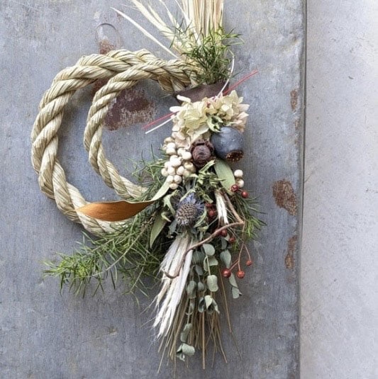 プリザーブドフラワー 注連縄（20cm×30cm）（東京・関東）