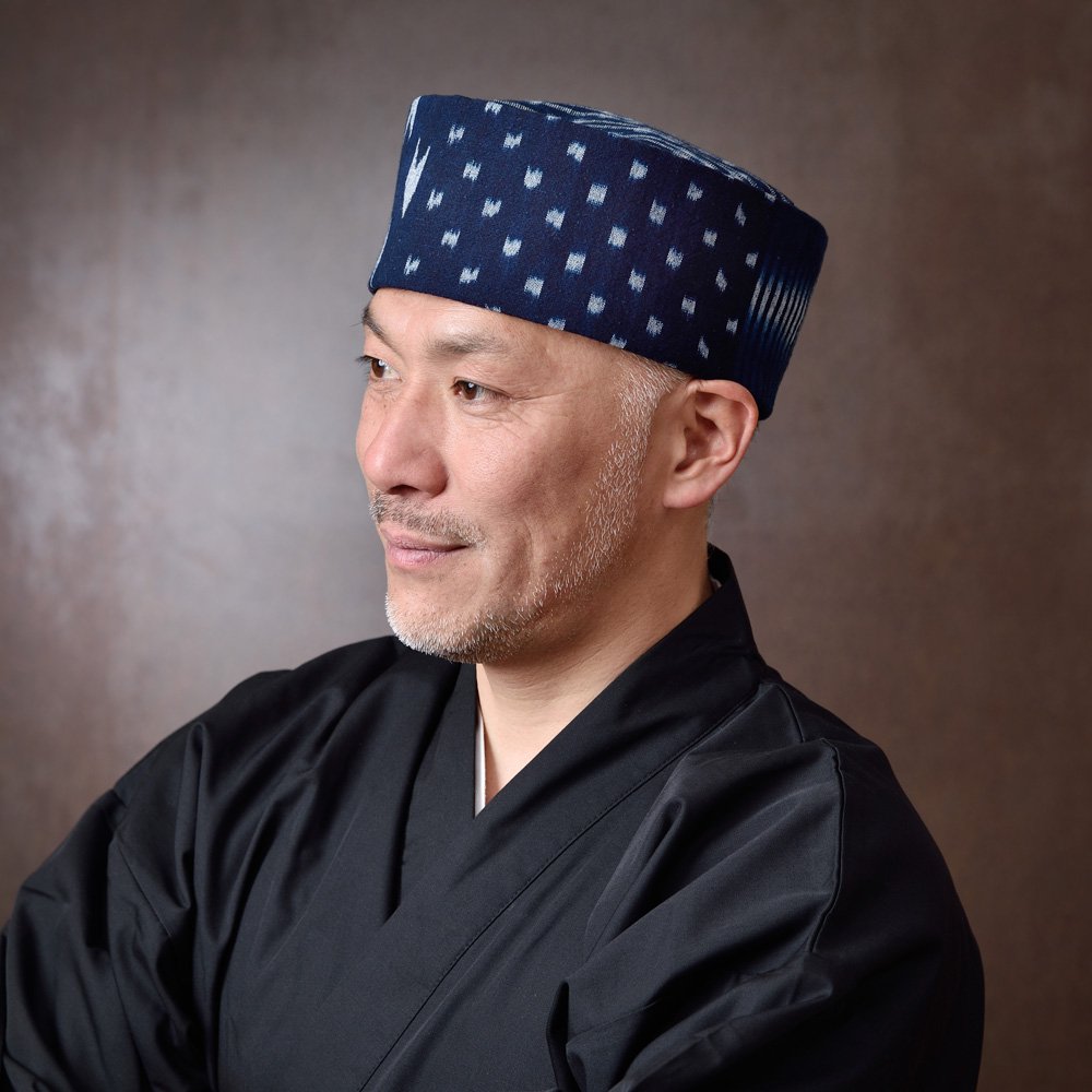 備後絣藍染「6種の絣 変り織」利休帽(S-L) | すべての商品 | 作務衣の
