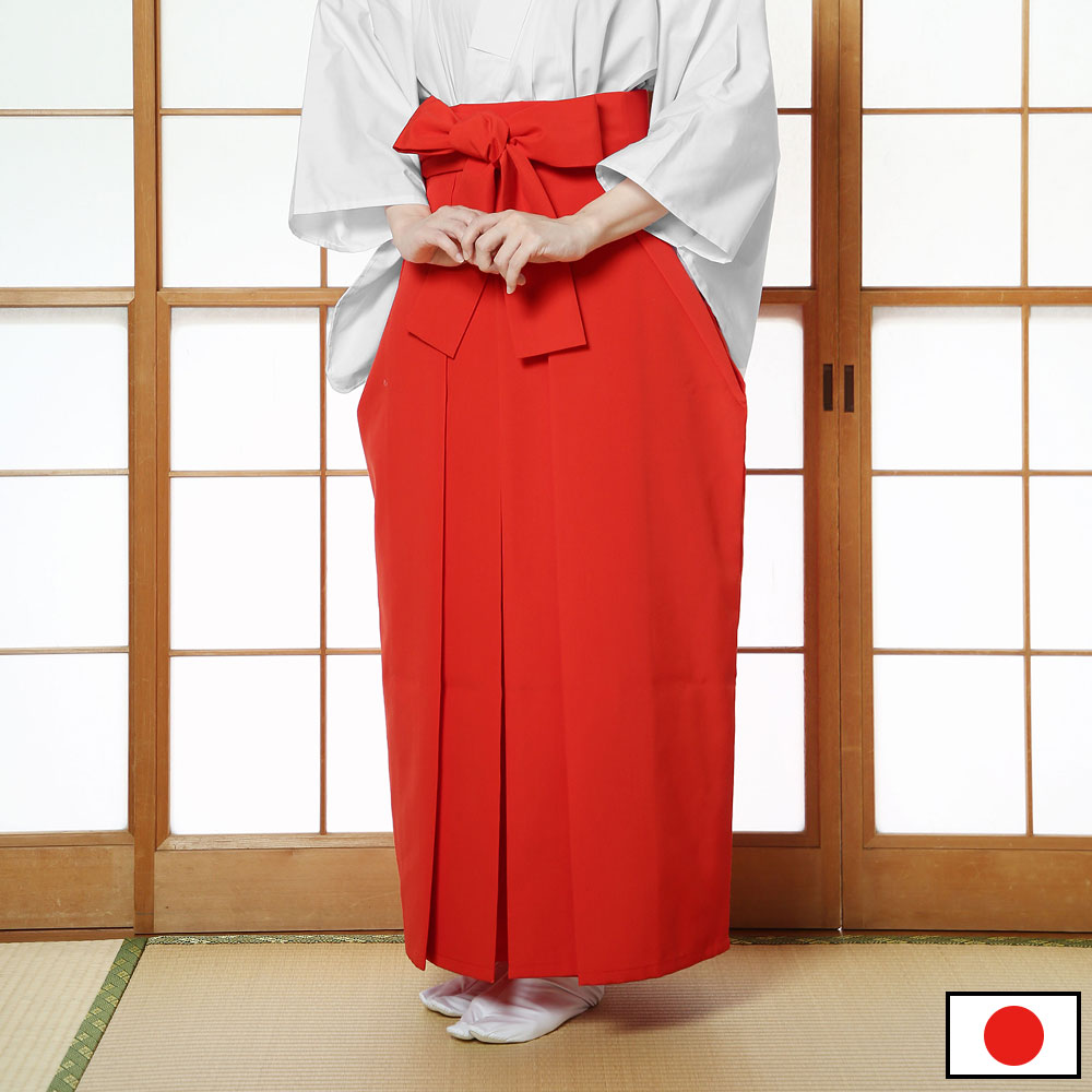 武田様4点まとめ巫女袴 巫女装束 馬乗り型 紐下95.5 化繊 G-644