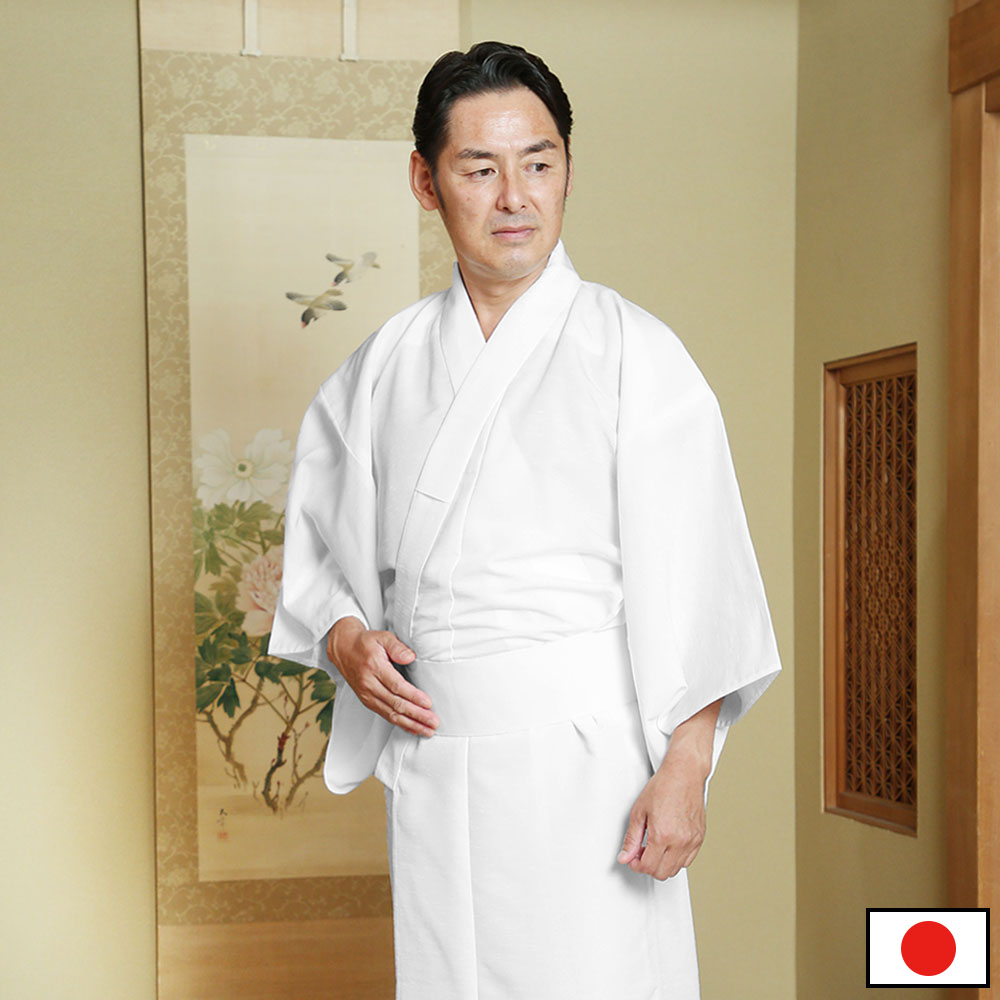 まほろば白衣(SS-4L) | 寺院用品 | 作務衣の専門館 『伝統芸術を着る会』