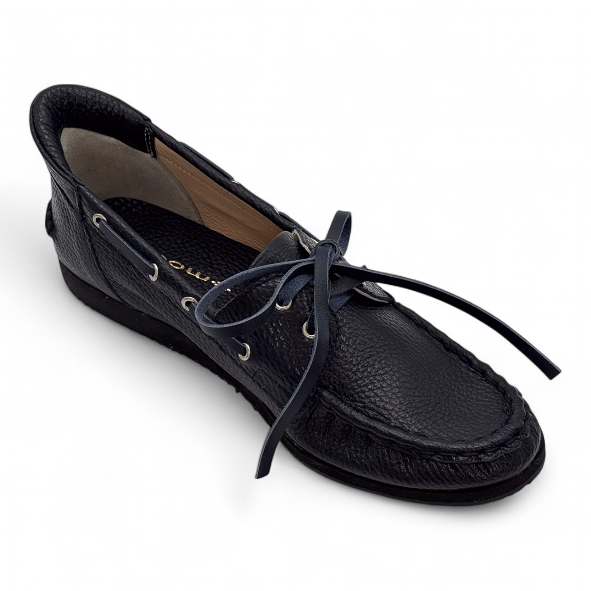 【10,000円引きクーポン 即日発送・限定1足・送料無料】 サナックス ０３０５ Ｓｔｉｌ（シュティール） ネイビー23.5cm 皇室職人の高級スリッパ ・シューズ