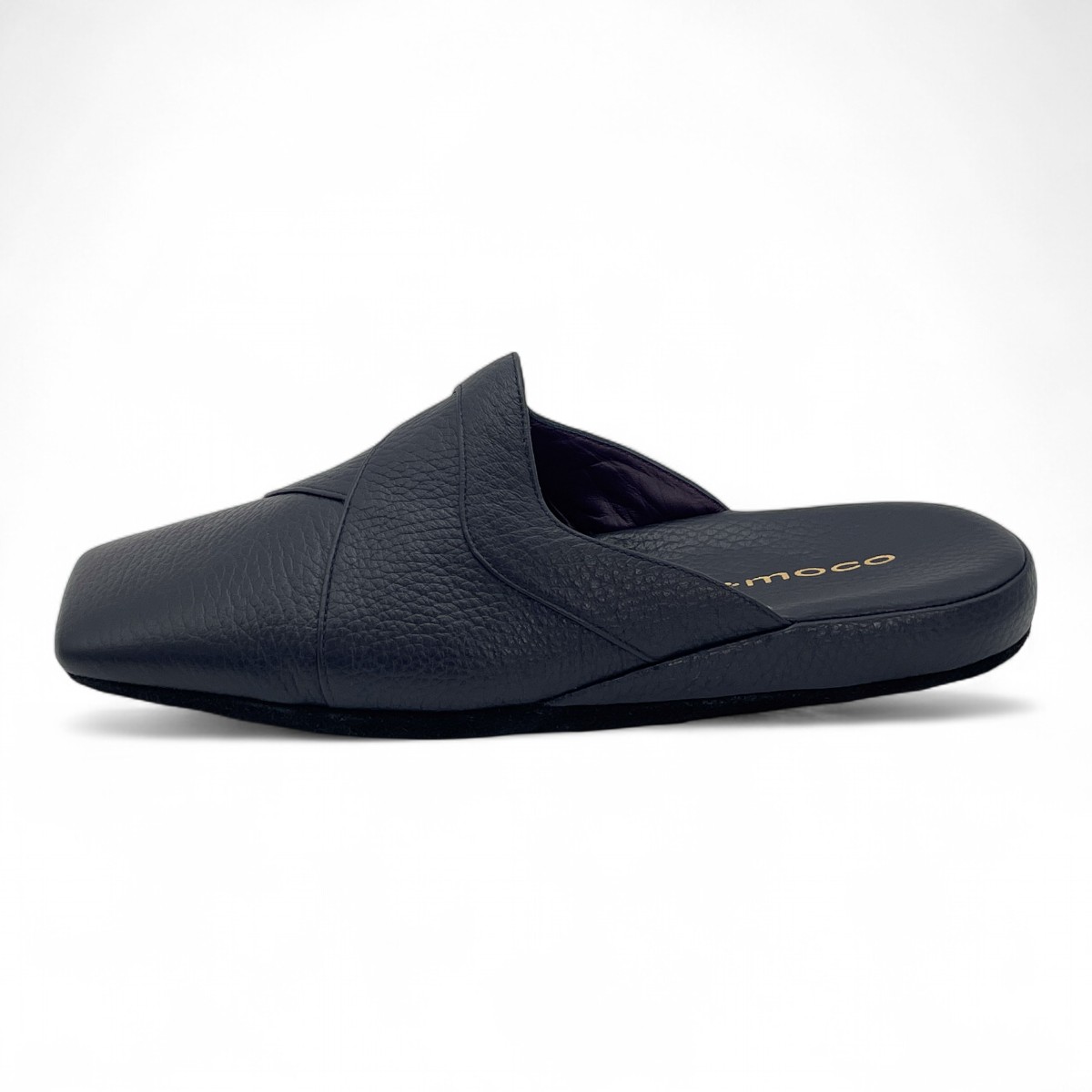 【10,000円引きクーポン 即日発送・限定1足・送料無料】 サナックス 3908 Edel(エーデル) ネイビー23cm 皇室職人の高級スリッパ ・シューズ