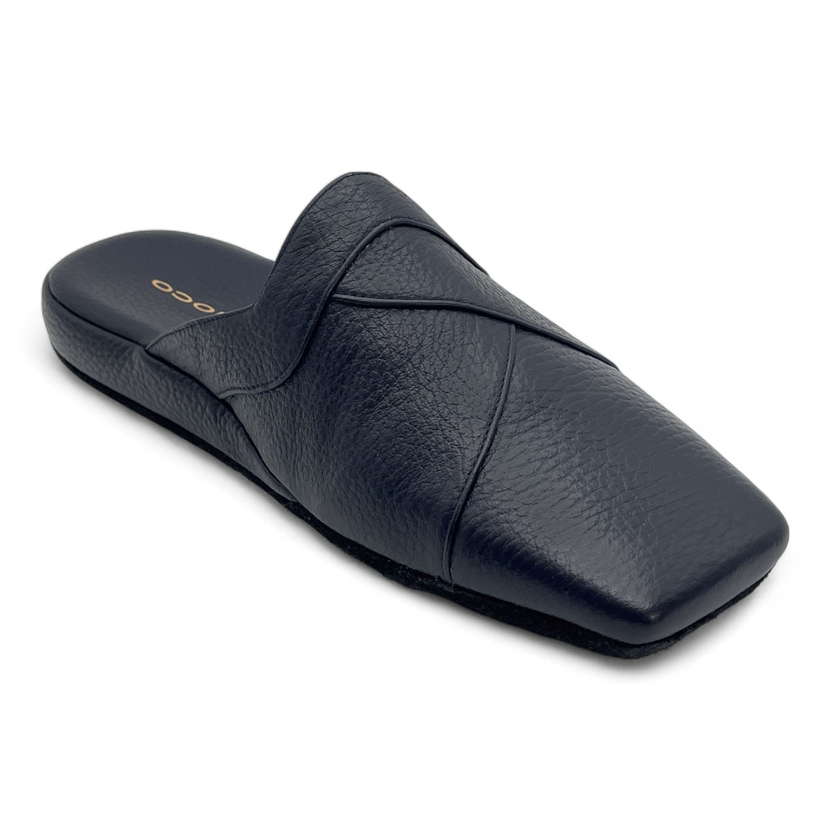 【10,000円引きクーポン 即日発送・限定1足・送料無料】 サナックス 3908 Edel(エーデル) ネイビー23cm 皇室職人の高級スリッパ ・シューズ