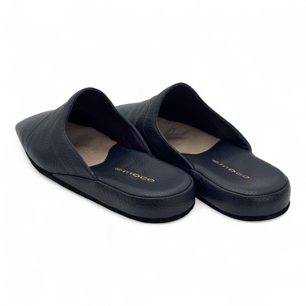 【10,000円引きクーポン 即日発送・限定1足・送料無料】 サナックス 3908 Edel(エーデル) ネイビー23cm 皇室職人の高級スリッパ ・シューズ