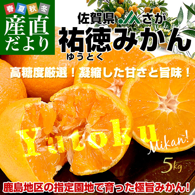 みかん様 佐賀県より産地直送 JAさが 祐徳(ゆうとく)みかん LからSSサイズ