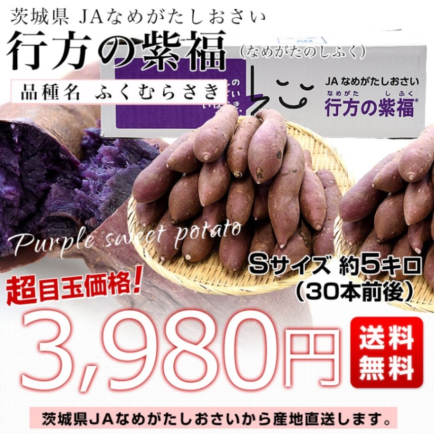 茨城県より産地直送 JAなめがたしおさい 行方の紫福（なめがたのしふく