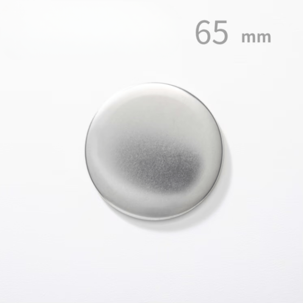 【65mm】缶バッジパーツ（1,000個：＠24.18円～）
