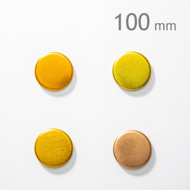 【100mm】カラー缶バッジパーツ（500個：@56.86円～）