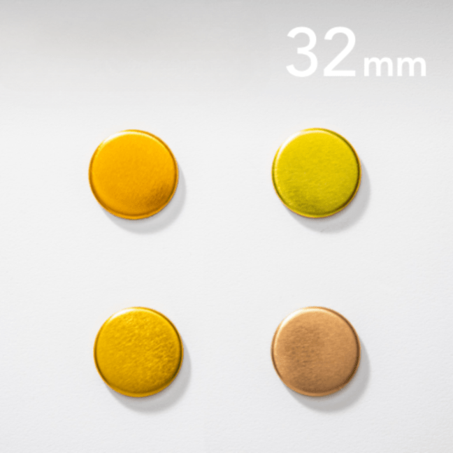 【32mm】カラー缶バッジパーツ（8,000個：＠16.51円～）