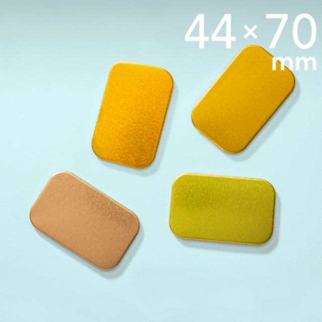 【44×70mm／角丸】カラー缶バッジパーツ（1,000個：＠27.56円～）