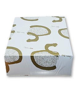 冬が好き 訳切2gまとめて梱包、せっこう1箱 1人用）KS#7（無地）黒金砂目かぶせフタセット｜紙製折箱なら