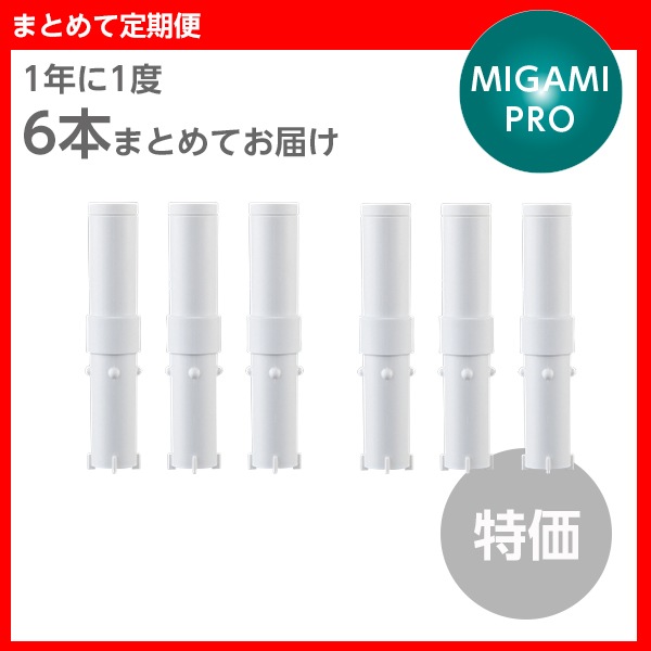 【まとめて定期便】ＭＩＧＡＭＩ ＰＲＯ専用カートリッジ（6本組）