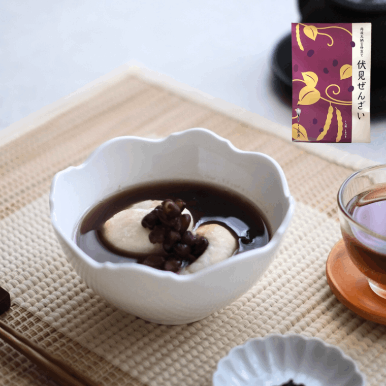 伏見ぜんざい (丹波大納言小豆/餅付き)