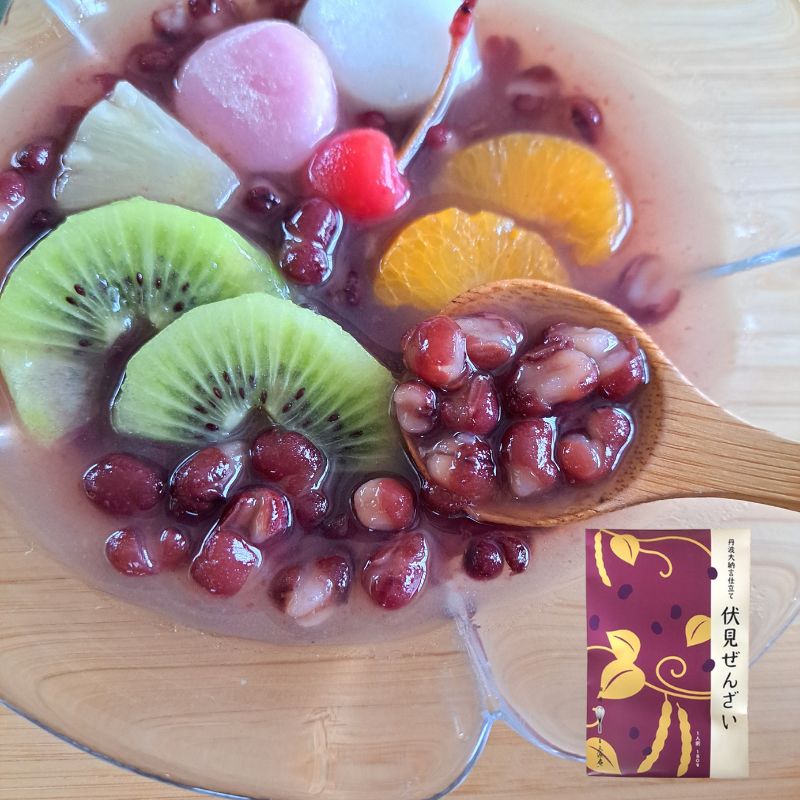 伏見ぜんざい (丹波大納言小豆/餅付き)