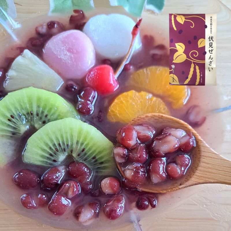 伏見ぜんざい (丹波大納言小豆/餅付き)