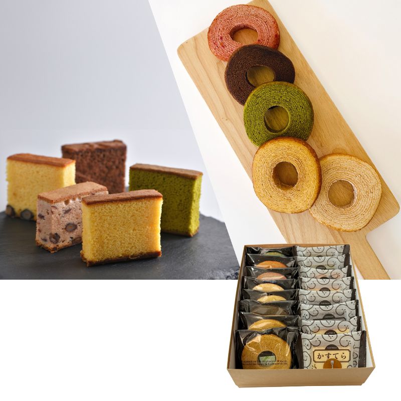 カステラとプレミアム生バーム 詰め合わせ10種16個