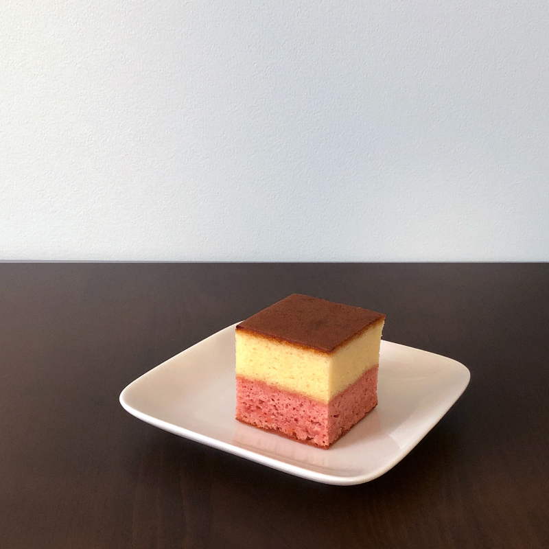 キューブカステラおまん(ふたえ 桜&バター)/1個