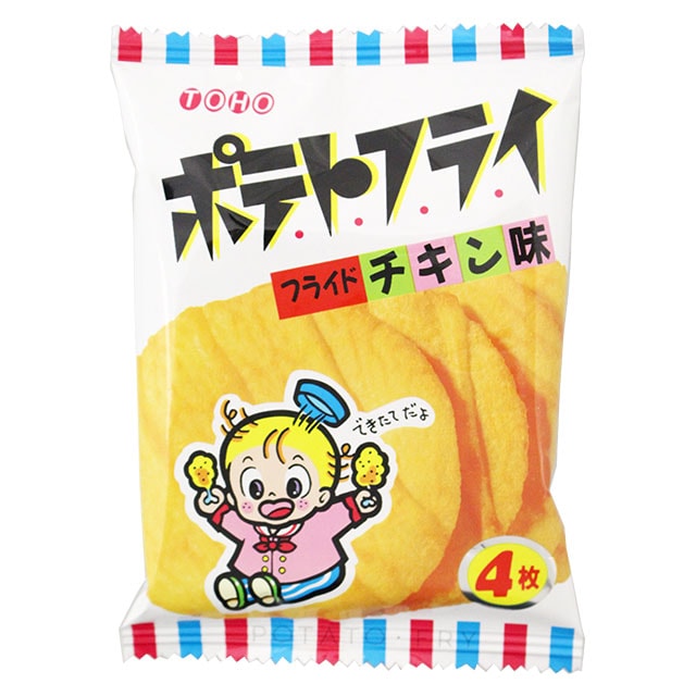 新ポテトフライ フライドチキン味 20入り ※数量限定 お一人様1個まで スナック,40円 楽駄屋(旧駄菓子屋三冠王) 新ポテトフライ フライドチキン味 20入り ※数量限定 お一人様1個まで スナック,40円 楽駄屋(旧駄菓子屋三冠王)