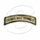�ѥå� DEEDS NOT WORDS Multicam patch-00242-multicam �ߥ륹�ڥå���󥭡�