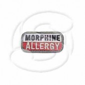 �ѥå� Morphine Allergy �ɽ� Medical patch-00101-medical �ߥ륹�ڥå���󥭡�