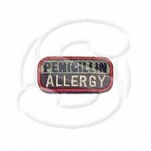 �ѥå� Penicillin Allergy �ɽ� ACU patch-00104-acu �ߥ륹�ڥå���󥭡�