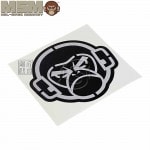 �ǥ����� MSM LOGO STENCIL DECAL Grey on Black decal-00018-greyblack �ߥ륹�ڥå���󥭡�